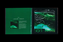 Design graphique, édition ouverte présentant une pochette d'album du rappeur Laylow