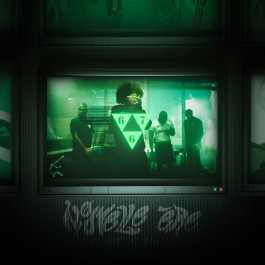 Design graphique, cover d'album fictive et alternative du projet Nouvelle ère de Osirus Jack, utilisation d'intelligence artificielle