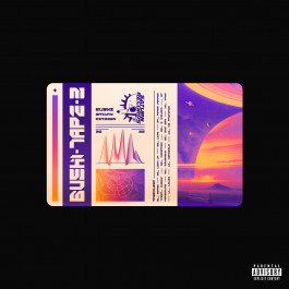 Design graphique, cover d'album fictive et alternative du projet Bushi tape 2 de Bushi, utilisation d'intelligence artificielle