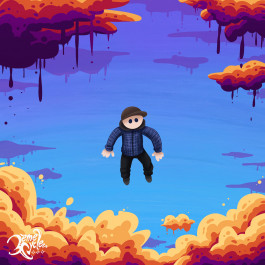 Design graphique, cover d'album fictive et alternative du projet 3e cycle de H JeuneCrack, utilisation d'intelligence artificielle