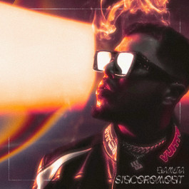 Design graphique, cover d'album fictive et alternative du projet Sincèrement de Hamza, utilisation d'intelligence artificielle