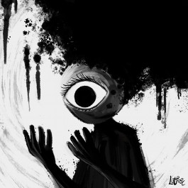 Design graphique, cover d'album fictive et alternative du projet Garçon de Luther, utilisation d'intelligence artificielle