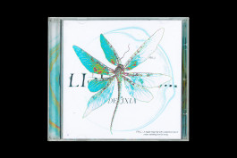 Design graphique de la cover du projet Life, etc... de la chanteuse réunionnaise Delixia, libellule 