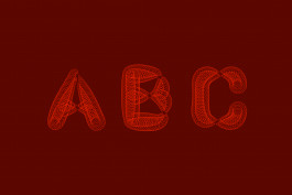 Design génératif avec de la typographie