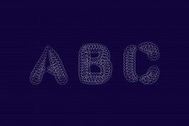 Design génératif avec de la typographie