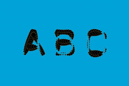 Design génératif avec de la typographie