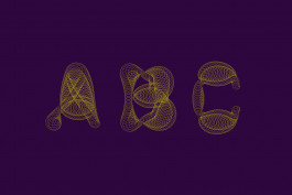 Design génératif avec de la typographie