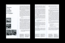 Mise en page d'une édition de design graphique, grille de textes, images