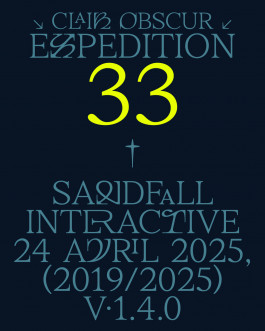 Esquie, typographie à empattements décorative créée par Mathis Van Hecke, graphiste et illustrateur à Rennes, inspirée de l’univers poétique de Clair-Obscur: Expédition 33.
