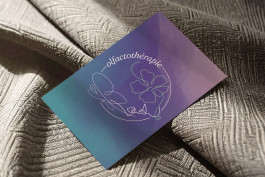 Carte de visite d’olfactothérapie conçue pour Nadège Zaouchkevitch par Mathis Van Hecke, graphiste et illustrateur à Rennes.