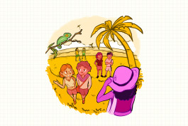 Illustrations réalisées pour Situasens, serious game de sensibilisation à la santé sexuelle destiné aux collégiens de La Réunion, par Mathis Van Hecke, graphiste et illustrateur à Rennes. 