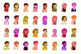 Illustrations réalisées pour Situasens, serious game de sensibilisation à la santé sexuelle destiné aux collégiens de La Réunion, par Mathis Van Hecke, graphiste et illustrateur à Rennes. 