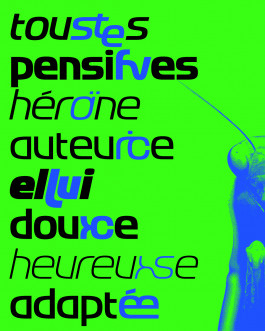 Coxinelle, typographie variable et inclusive créée par Mathis Van Hecke, graphiste et illustrateur à Rennes. 